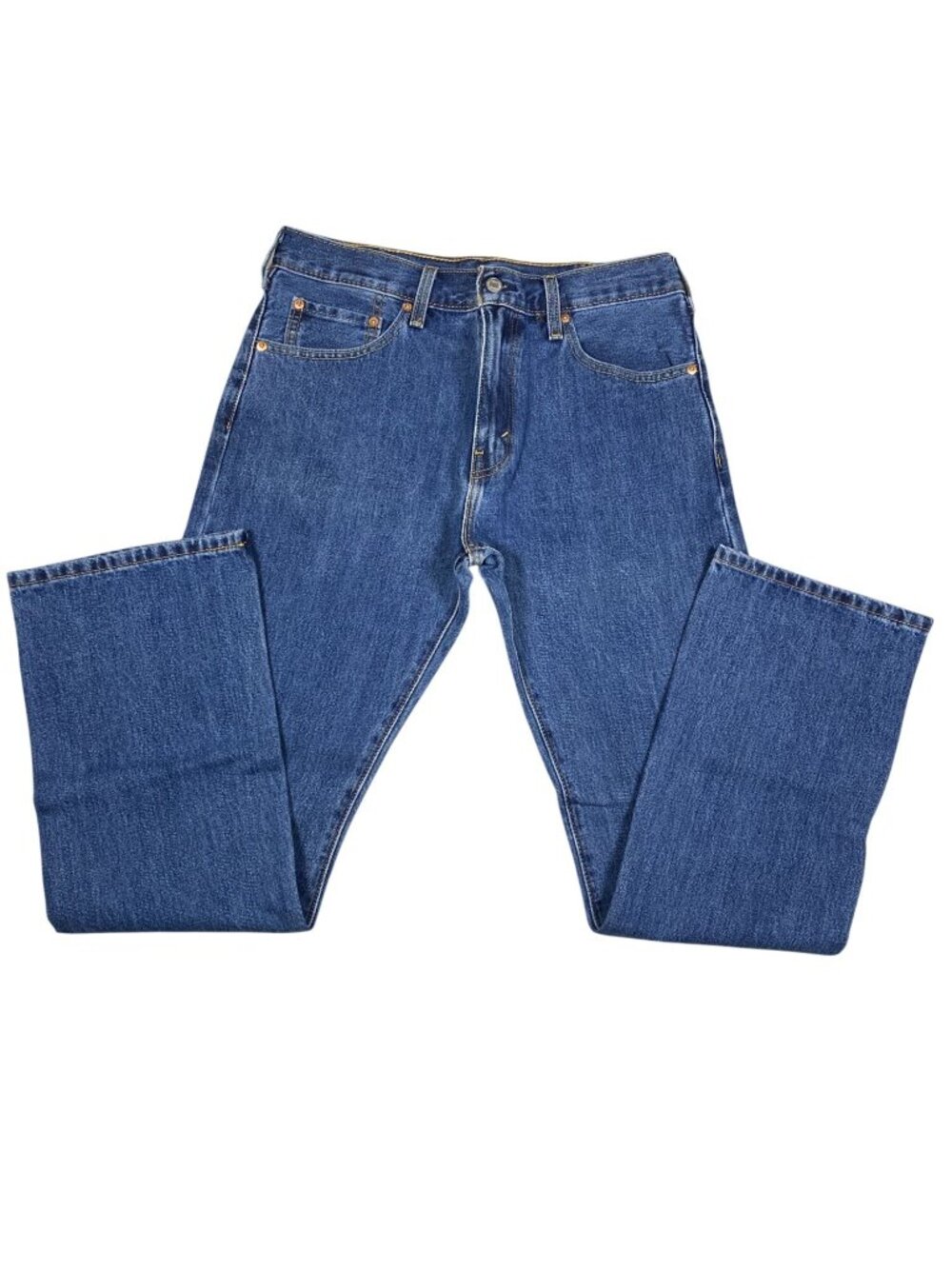 Levis 517 Mens Blue Denim Bootcut Jeans W33 L32 100% Cotton Made In Indonesia